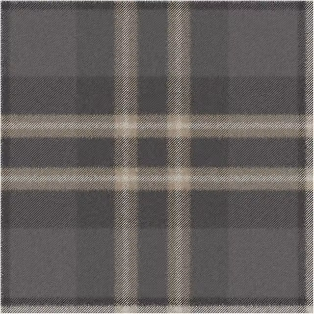 Superfresco Easy Checked Abstract Wallpaper in Grey and Black, Width: 52 cm, Length: 10 m