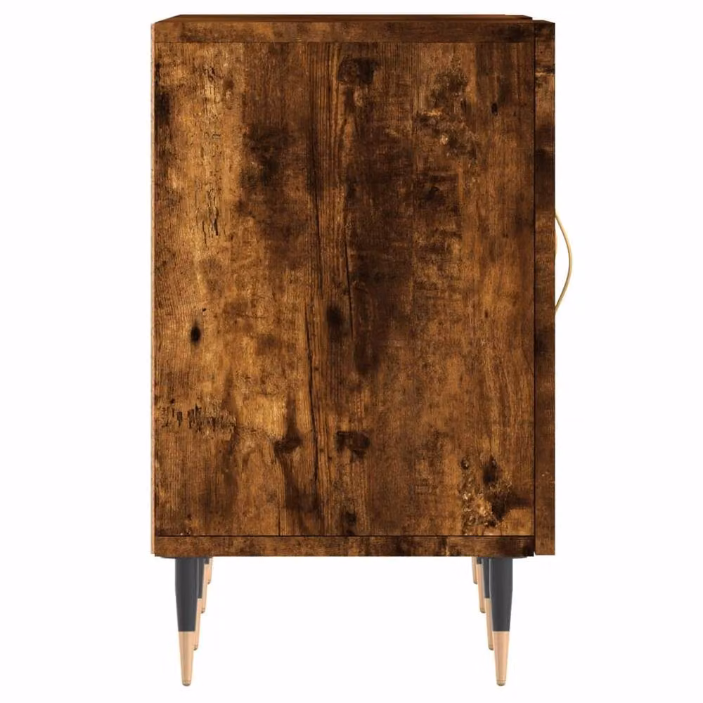 Berkfield Home Smoked Oak TV Cabinet in Brown, W/D/H: 150 x 30 x 50 cm – 4