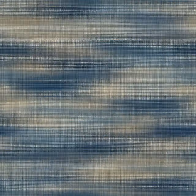 Grandeco Blue Textile Textured Plain Wallpaper Roll
