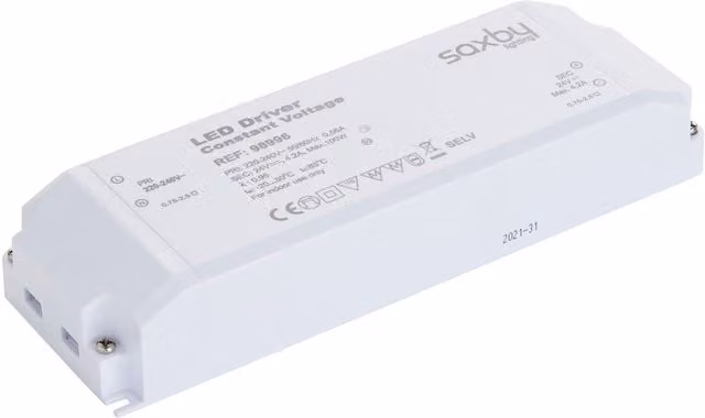 Loops 100W LED Driver 24V Constant Voltage Fixed Output Power Supply Transformer White/Multicolour