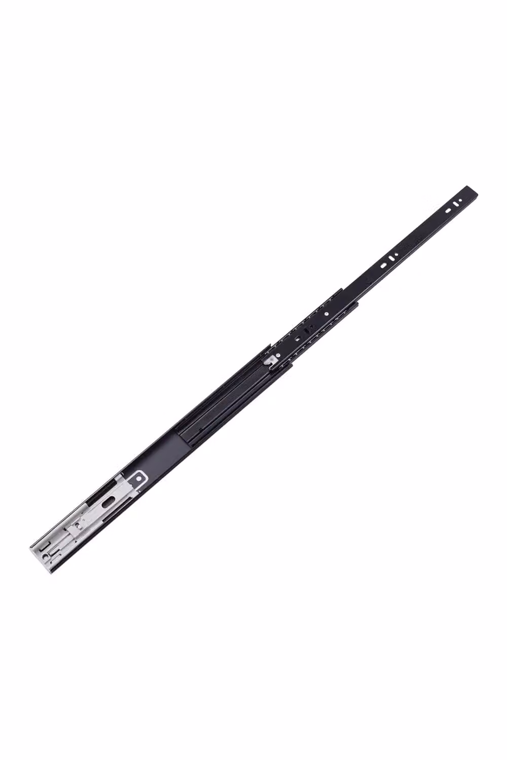 Living and Home Black 3-Fold Soft-Close Ball Bearing Steel Drawer Slides, 1 Pair, Length: 40.64 cm – 1