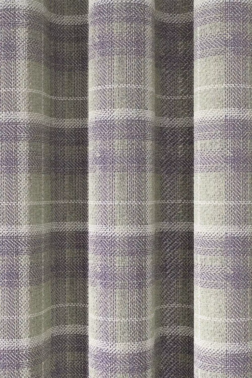 Helena Springfield Harriet Woven Lined Eyelet Curtains in Purple and Beige, W: 228 cm, H: 183 cm – 3