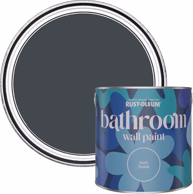 Rust-Oleum After Dinner Green Matt Water-Based Bathroom Wall and Ceiling Paint, 2.5 l