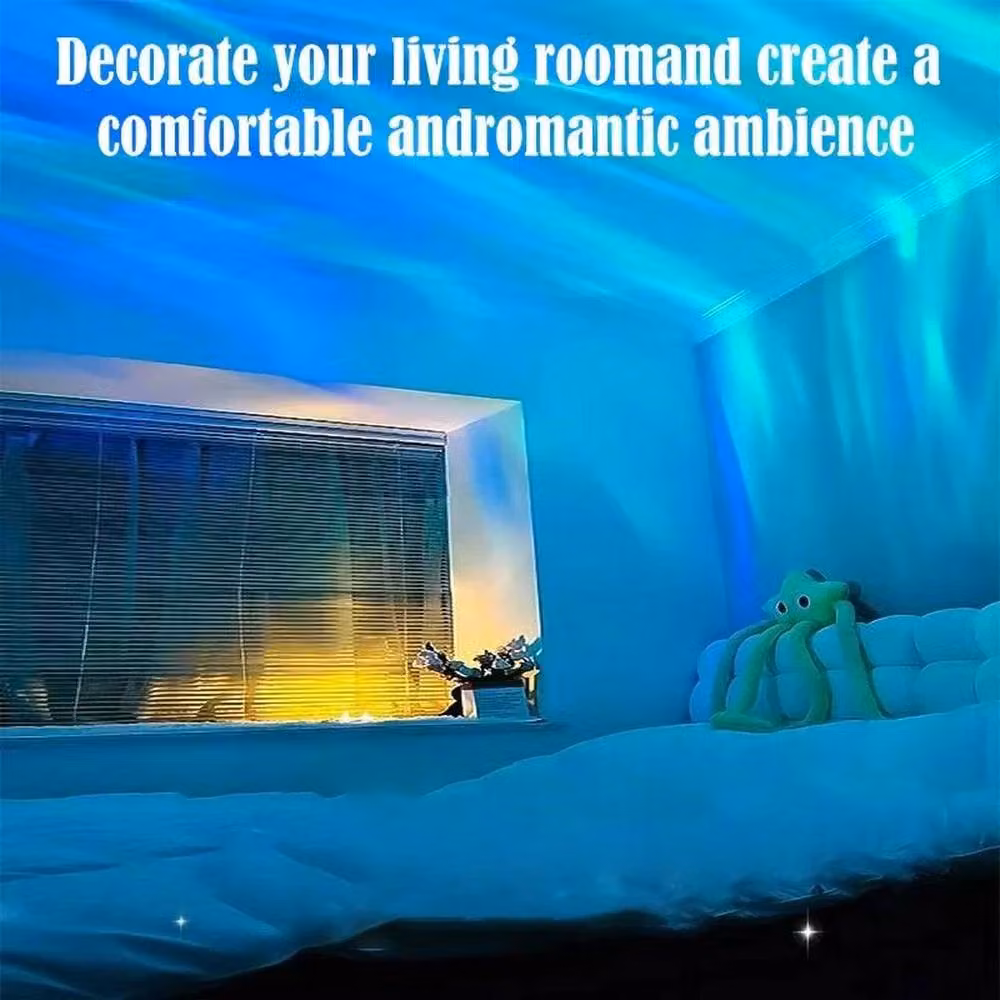 NESTLUNE Galaxy Projector Light Multicolour Bedroom Table Lamp – 3