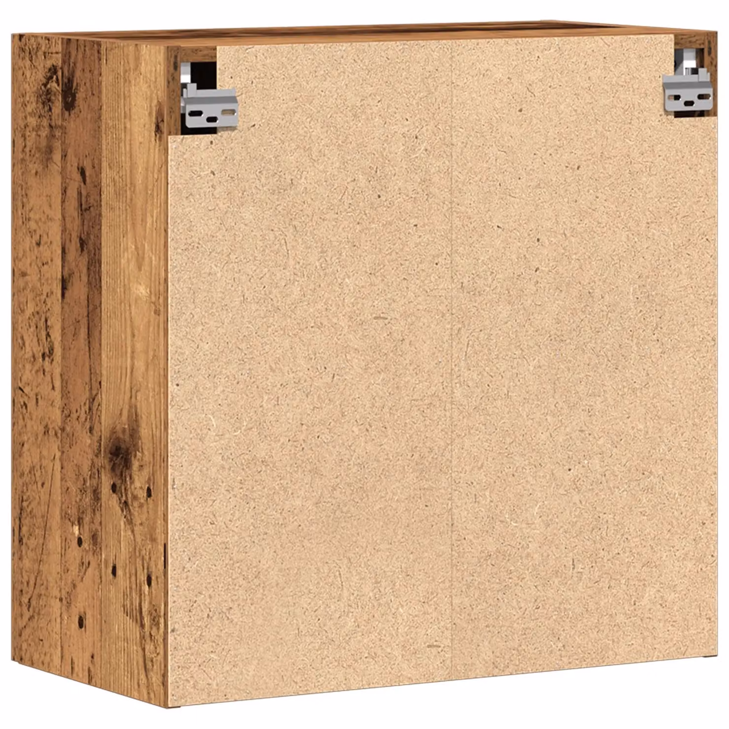 Berkfield Home Wall-Mounted Rustic Cabinet in Brown, W: 60 cm, D: 31.5 cm, H: 60 cm – 5