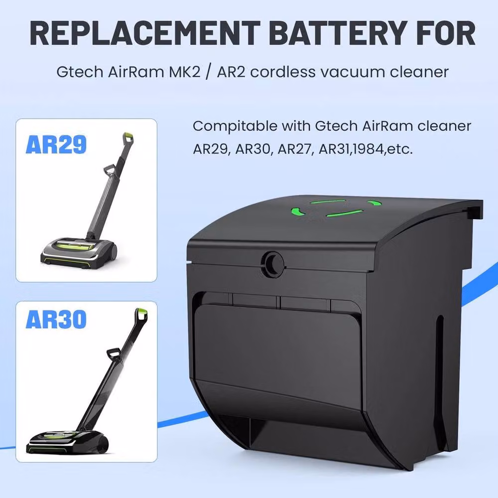 PAWNORA 22V 4.5Ah Replacement Battery for Cordless Vacuum, Black – 4