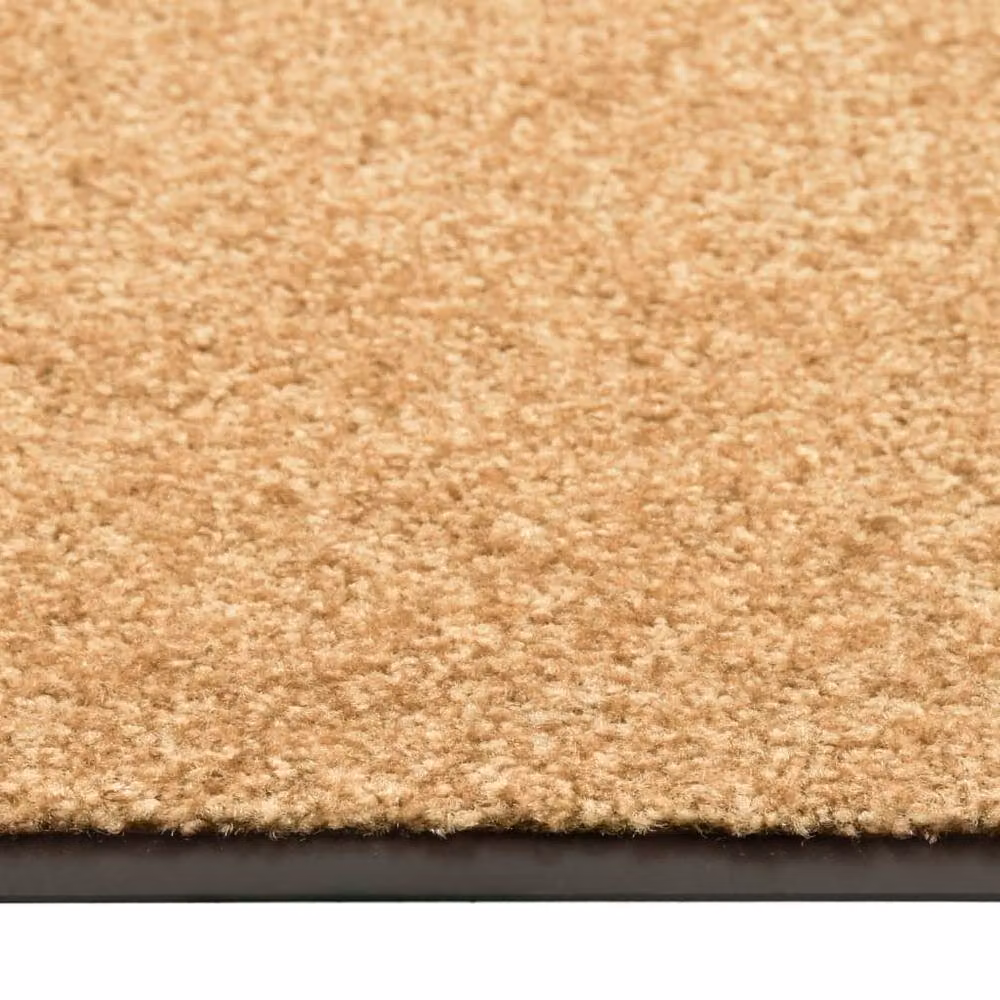 Berkfield Home Washable Non-Slip Doormat, Beige, W: 60 cm, L: 180 cm – 2