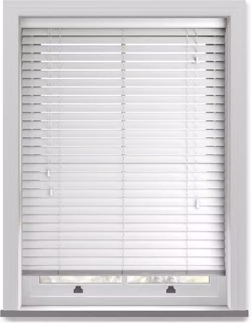 Terrys 50mm Wood Essence Made To Measure Venetian Blind in White