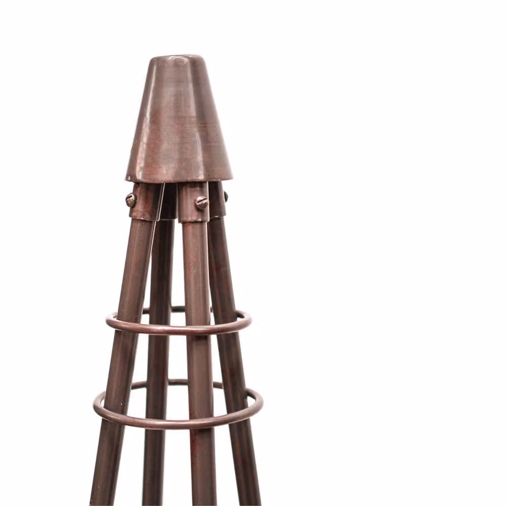 Lemon Pavilion Furniture and Decor Bronze Steel Garden Obelisk Support, W/D/H: 30 x 30 x 120 cm – 1