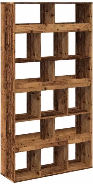 Berkfield Home Old Wood Room Divider in Brown, W/D/H: 100 x 33 x 187.5 cm – 1