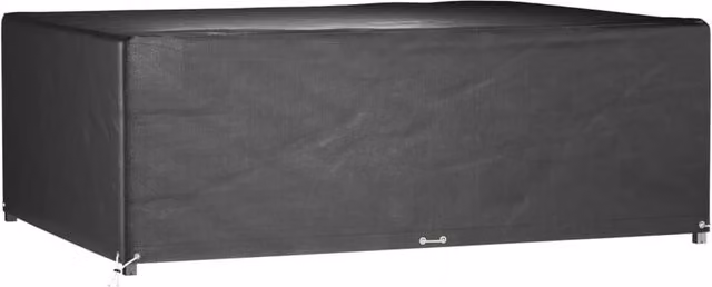 Berkfield Home Water-Repellent Rectangular Garden Furniture Covers, 2 Pack, Black, W/D/H: 240 x 180 x 80 cm – 1