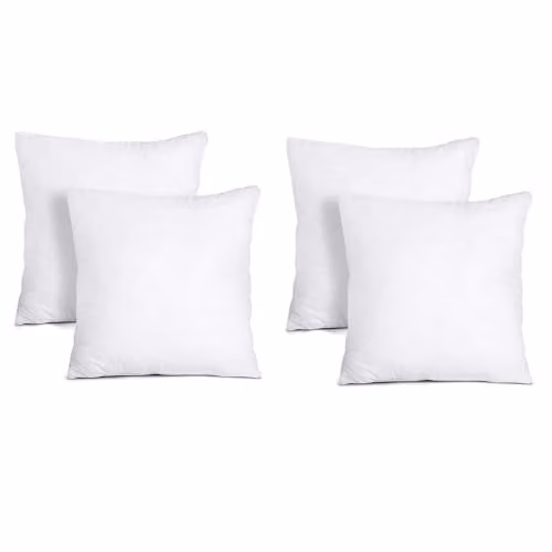 KDMD White Square Polyester Inner Cushion W/D/H: 45 x 45 x 45 cm