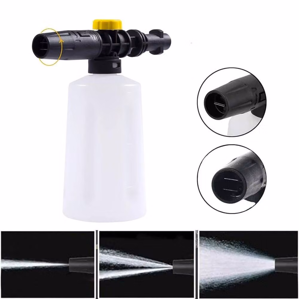 FLAVORA Snow Foam Lance High Pressure Jet Soap Bottle Sprayer in White – 3