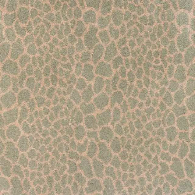 House of Hackney MARA Rug Moonstone in Grey and Green Wool Animal Print