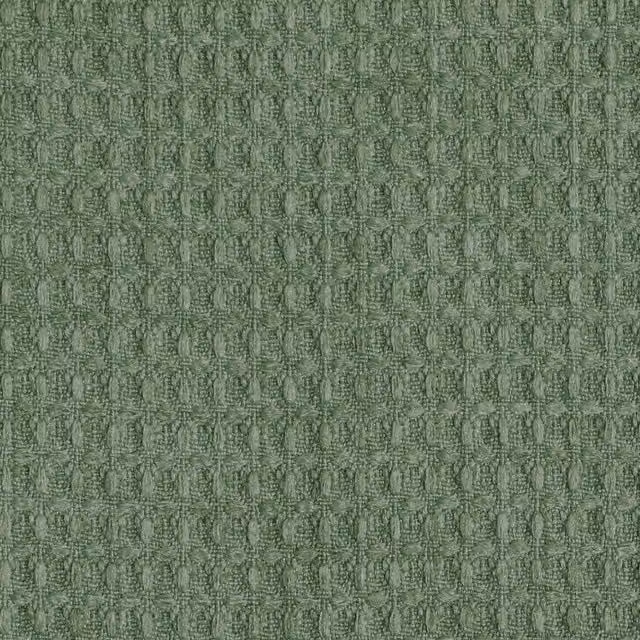 Linda Barker Luxury Waffle Fabric in Pistachio Green