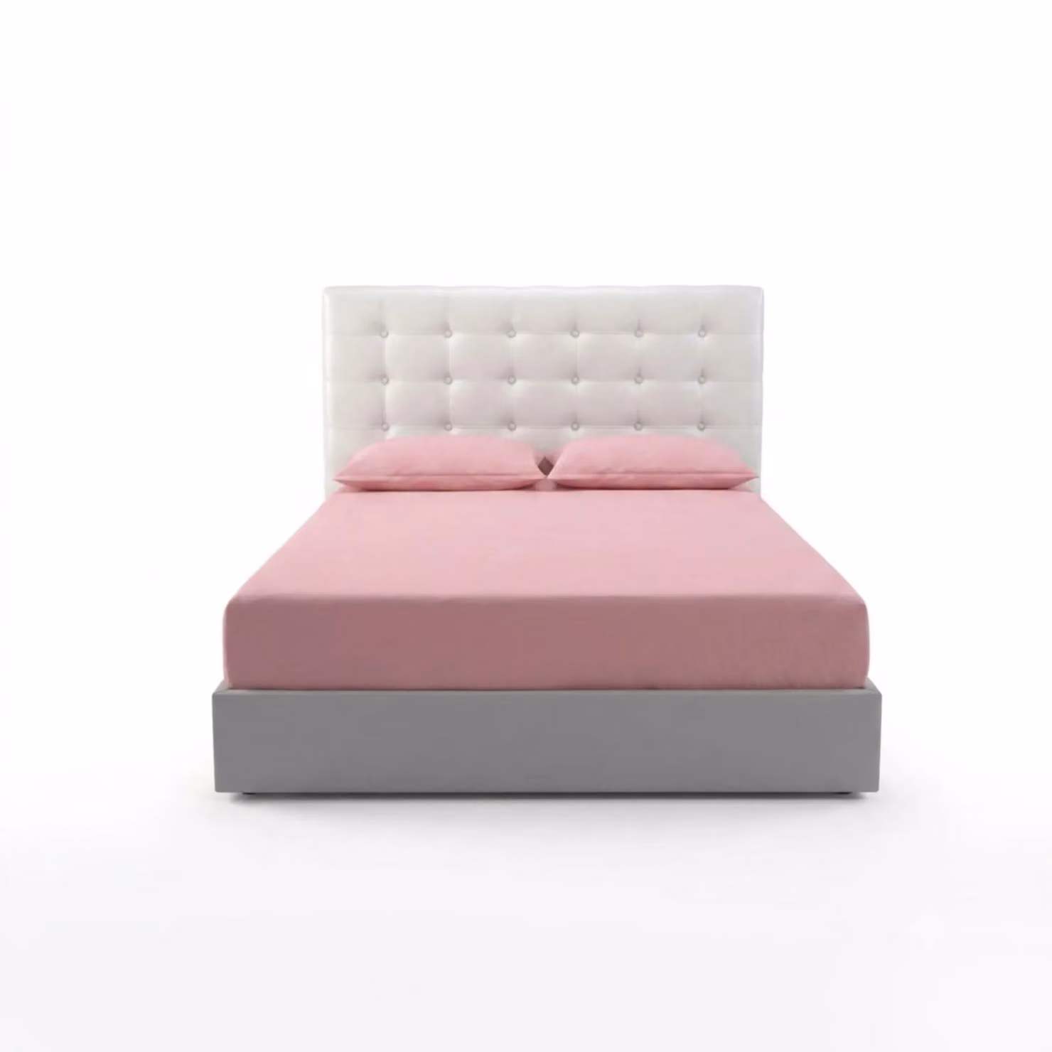Home Sweet Home UK Snug City Polycotton Plain Fitted Cot Sheet in Pink, W/D/H: 120 x 60 x 15 cm – 2