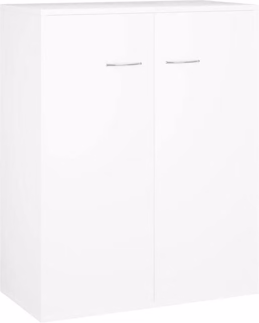 Berkfield Home White Matt MDF Sideboard W/D/H: 60 x 30 x 75 cm