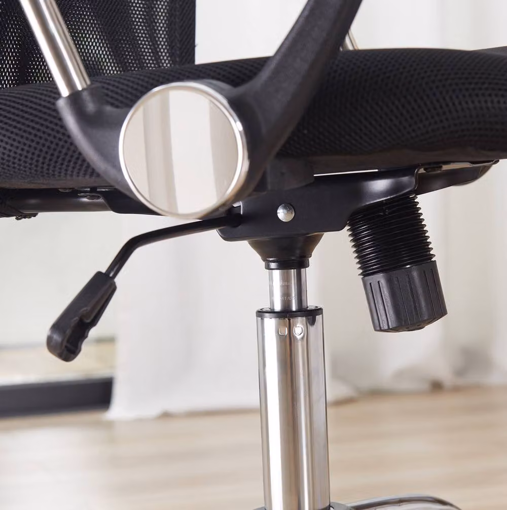 STILVORA Modern Black Task Chair with Adjustable Height, Tilt Function, Swivel and Armrests – 5