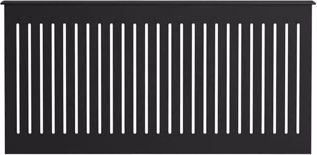 FORGEVIO Extra Large Radiator Cover Cabinet in Matt Black – 1