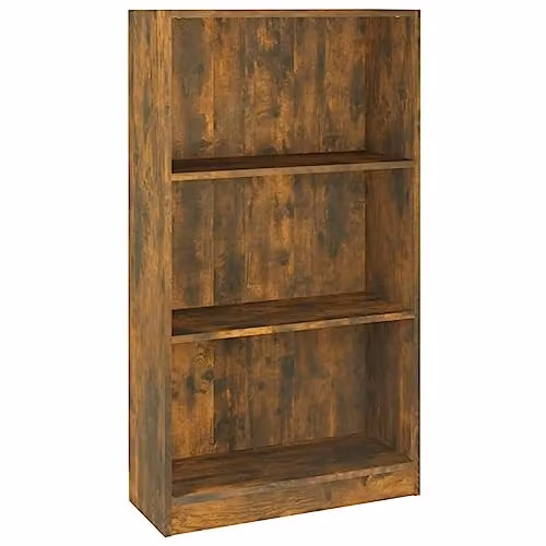 vidaXL Book Cabinet in Brown Engineered Wood, W/D/H: 60 x 24 x 109 cm
