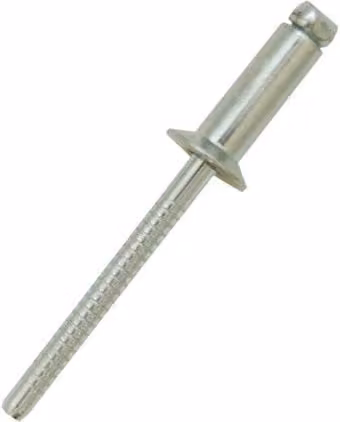 JRP Riveting Products Silver Stainless Steel Countersunk Head Rivets, 4.0 x 14mm