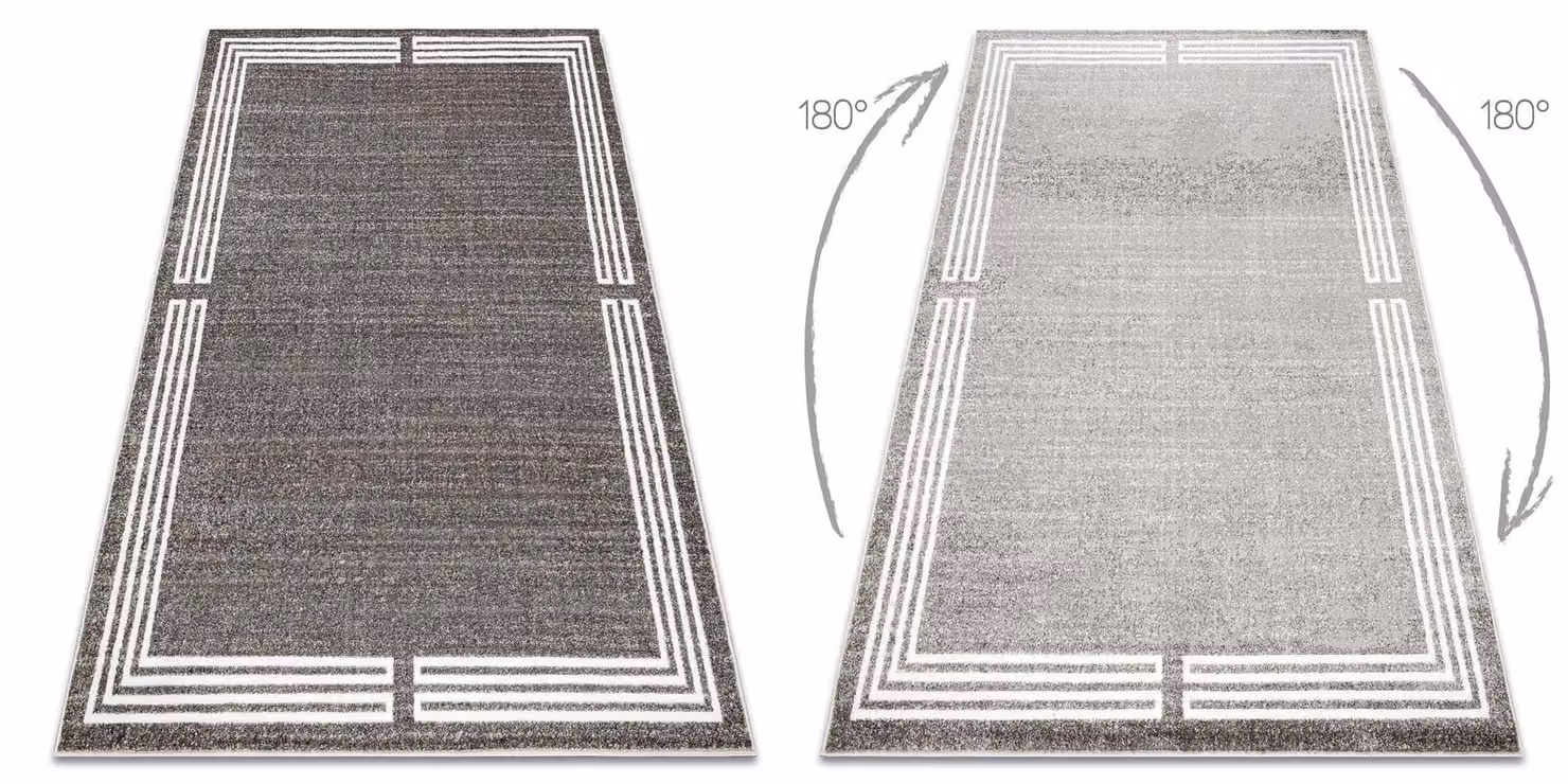 RugsX Mateo Abstract Grey Rectangular Rug W: 80 cm, L: 150 cm – 2