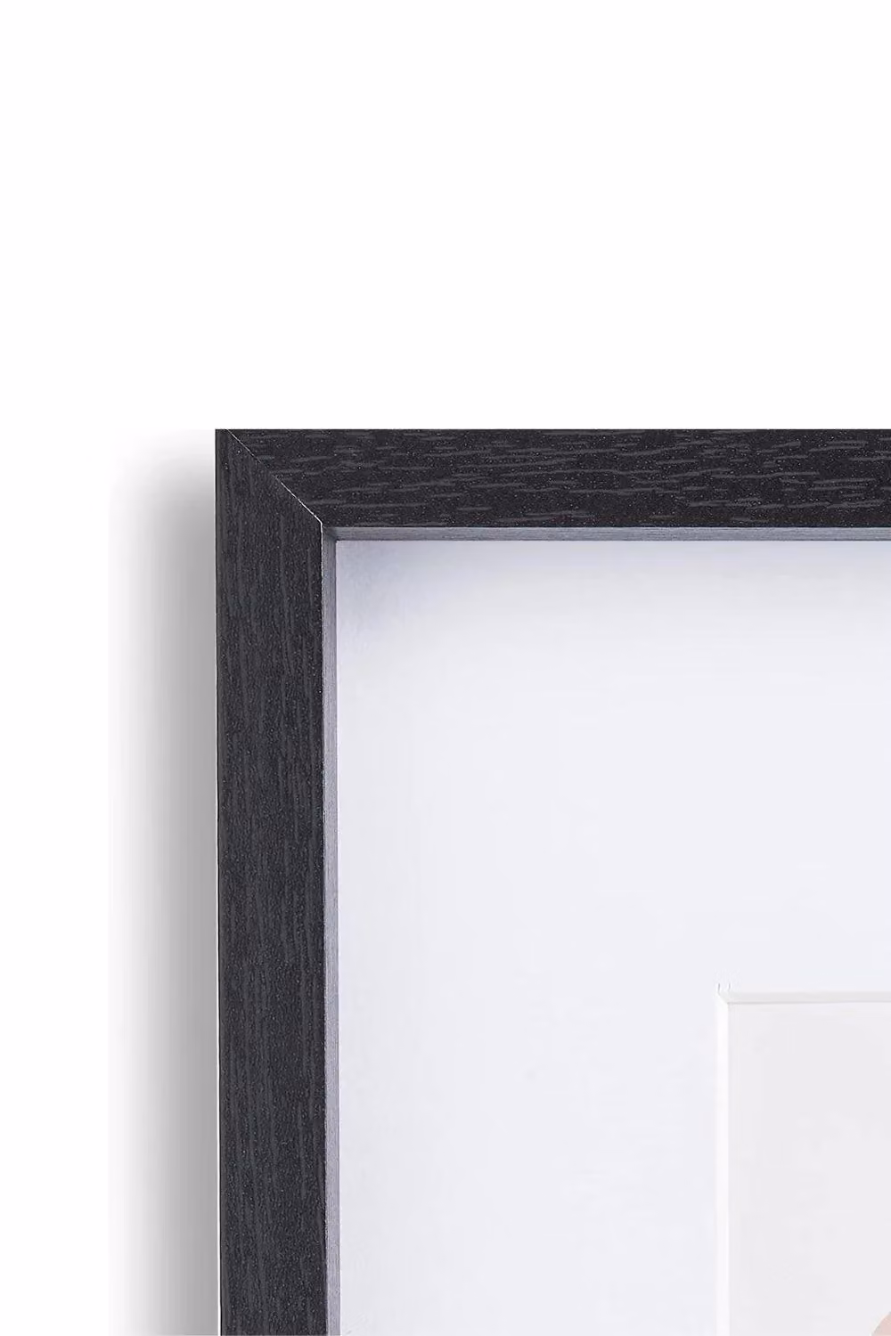 Nielsen Design 6-Piece Rowley Wooden Gallery Picture Frame Set in Black with White Mount, W/H: 30 x 40 cm – 4