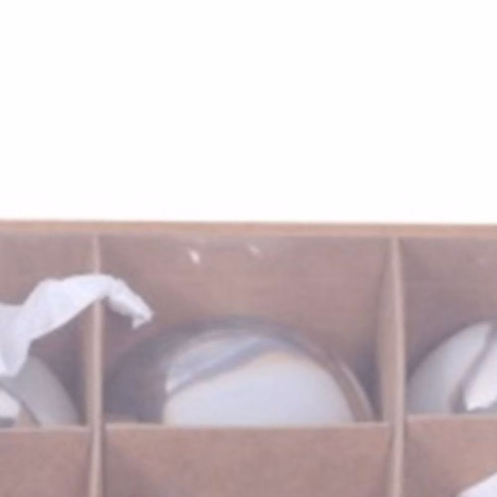 Hill Interiors Silver Ombre Glass Christmas Baubles, Pack of 6 – 2