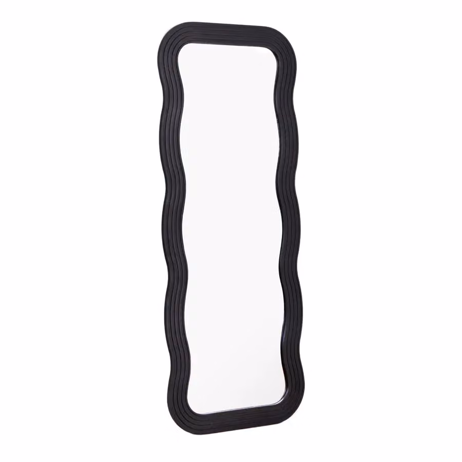 Home Garden Direct Paola Wavy Full Length Mirror in Black, W/H: 70 x 180 cm – 3