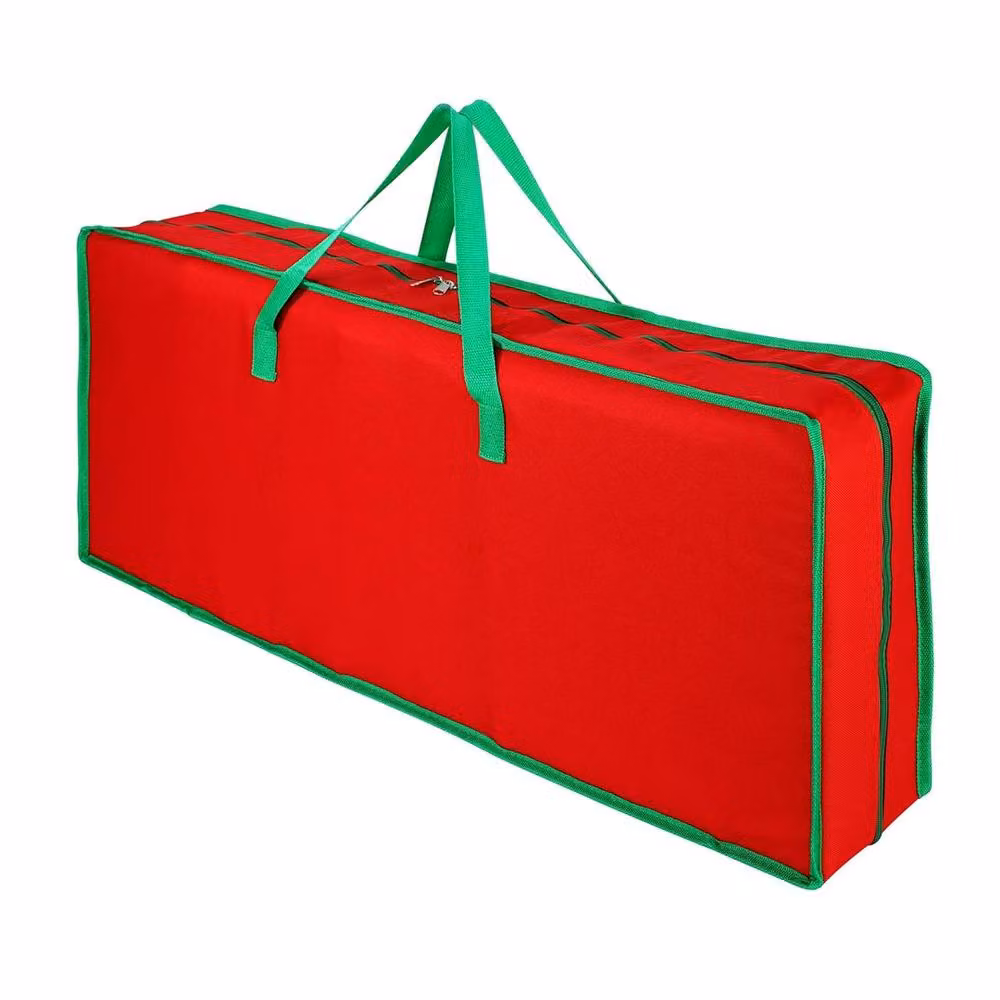 FORGEVIO Red Fabric Gift Wrap and Decoration Storage Bag, Width: 50 cm – 2