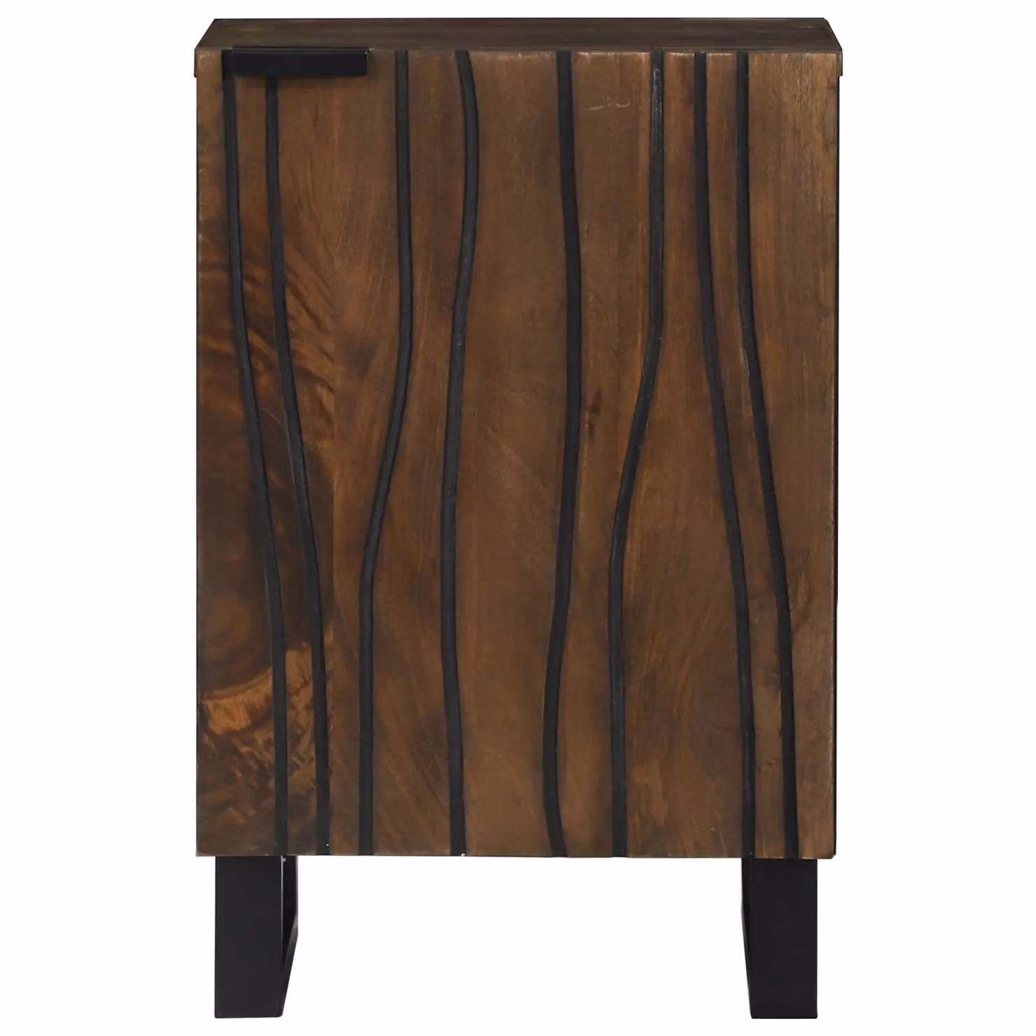 Berkfield Home Brown Solid Mango Wood Bathroom Cabinet W/D/H: 38 x 33.5 x 58 cm – 2