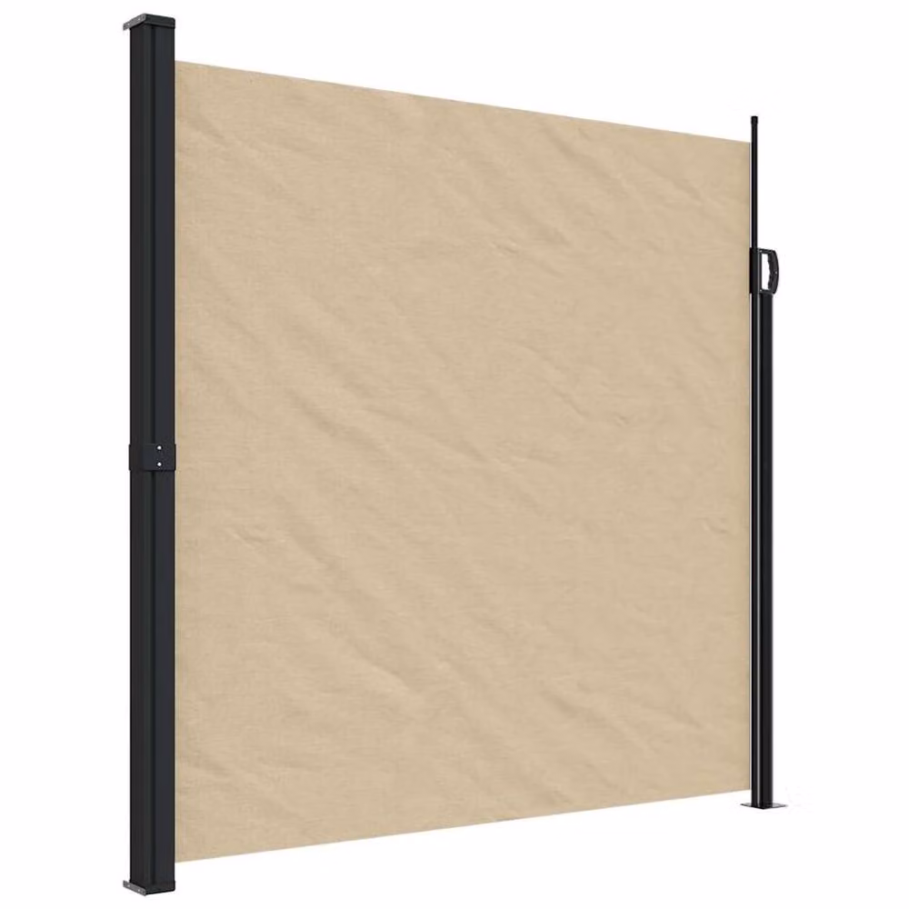 Berkfield Home Retractable Single Side Awning in Beige, W/D/H: 500 x 200 x 200 cm – 2