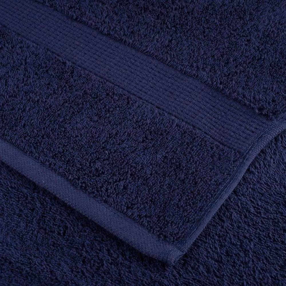 Berkfield Home SOLUND 6 Piece Premium Cotton Terry Towel Set, Navy Blue, 600 gsm – 4