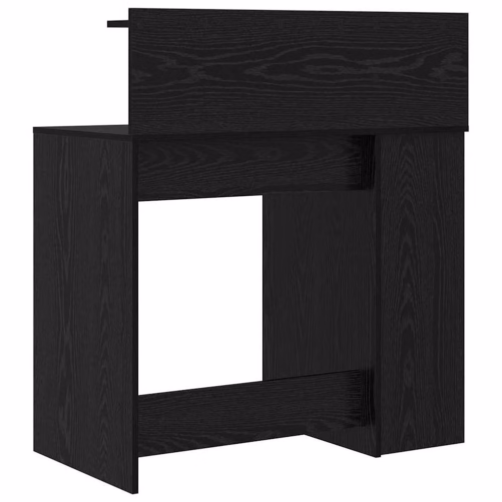 Berkfield Home Modern Writing Desk with Storage in Black Oak, W/D/H: 90 x 48 x 101.5 cm – 6