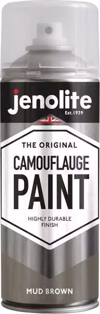 Jenolite Opaque Matt Camouflage Paint in Brown