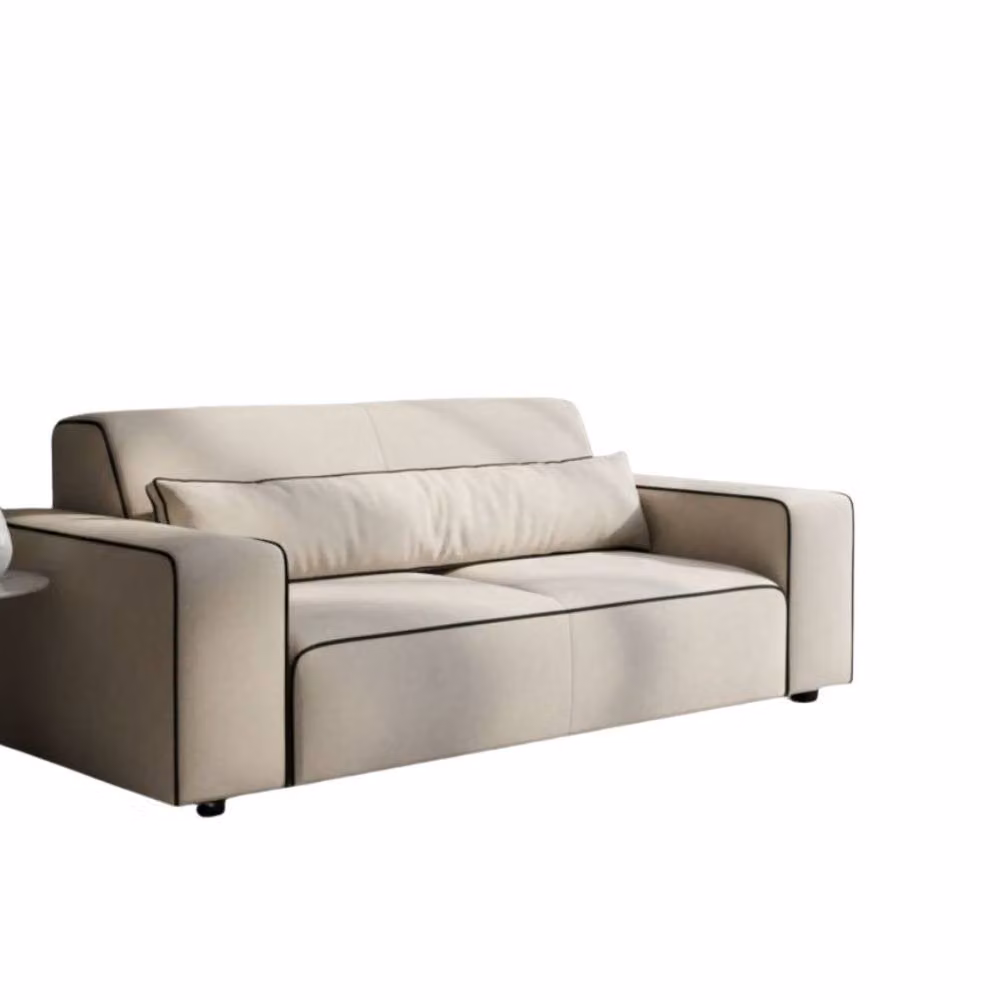Stratus Interiors Sloane 2-Seater Modular Sofa in Beige Velvet Fabric – 2