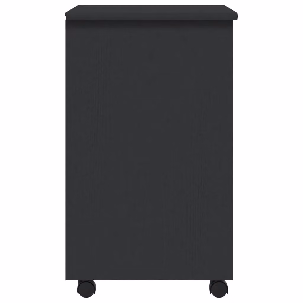 Berkfield Home Rolling Cabinet with Drawers in Moss Grey Solid Pine Wood – 3