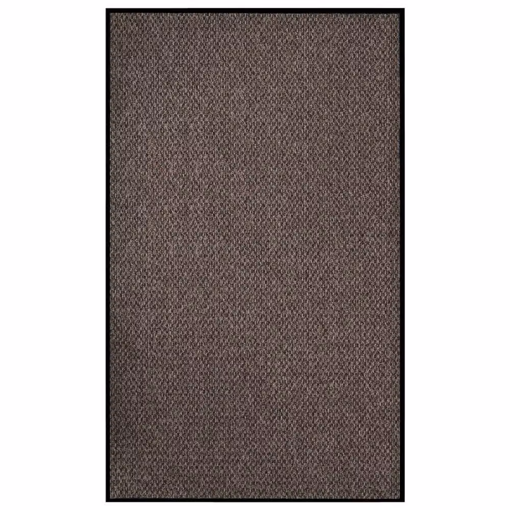 Berkfield Home Traffic Non-Slip Doormat, Beige and Brown, W: 90 cm, D: 150 cm – 2