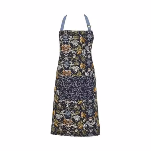 Ulster Weavers Vintage Flower Cotton Apron with Pockets, Blue, Green and Pink, W/D/H: 85 x 70 x 70 cm – 3