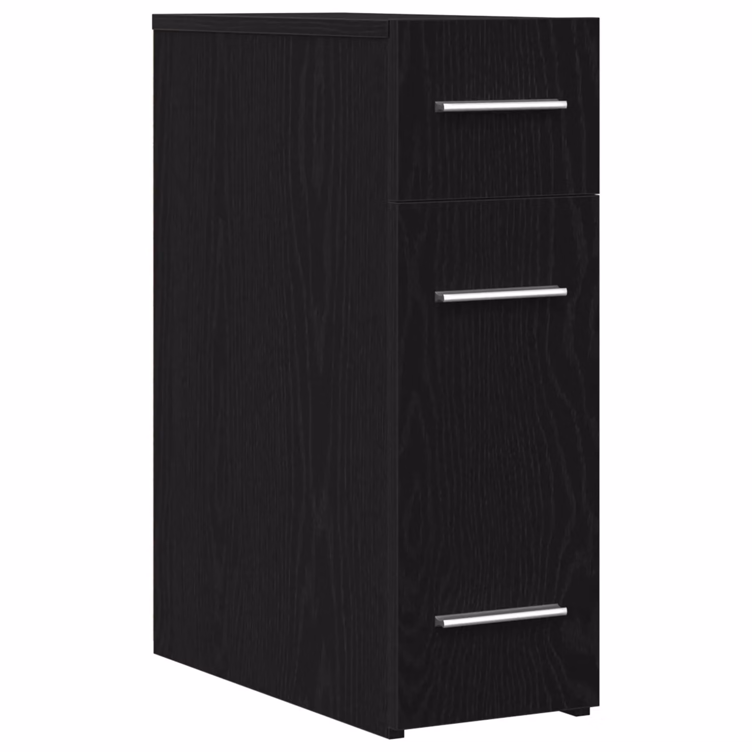 Berkfield Home Apothecary Cabinet in Black Oak, W/D/H: 20 x 45.5 x 60 cm – 2