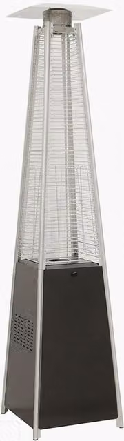 Pacific Lifestyle Pyramid Patio Heater in Black Steel