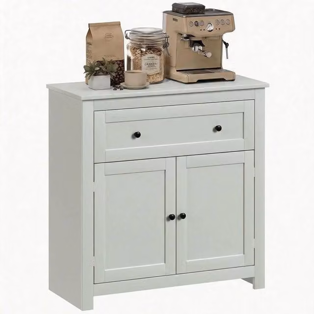 FORGEVIO Green Kitchen Storage Sideboard Cabinet with Adjustable Shelf – 1
