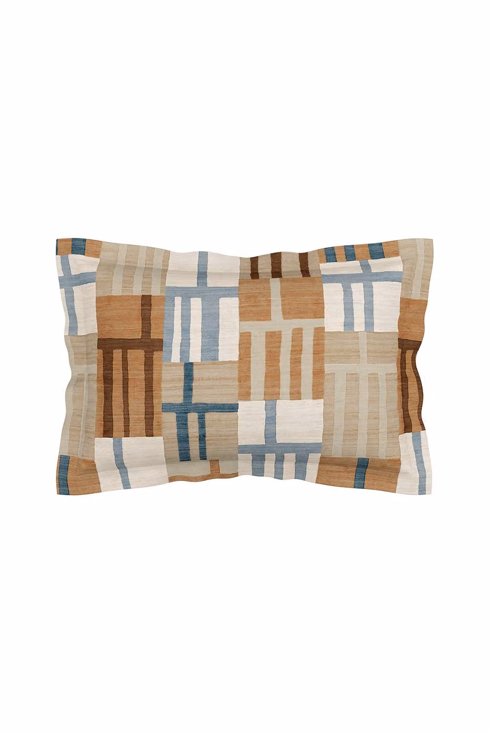 Harlequin Monolith Reversible Checked Cotton Duvet Cover and Pillowcase Set, Multicolour, W: 140 cm, L: 200 cm – 3