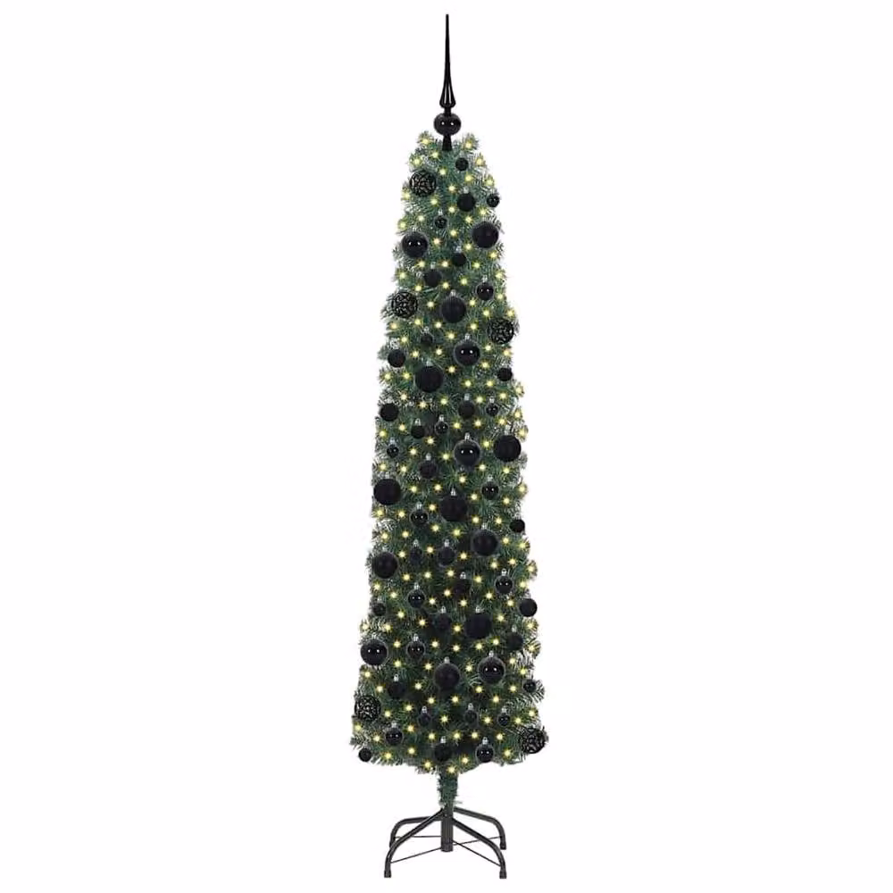 Berkfield Home Artificial Christmas Tree with 300 LEDs, Green, Height: 180 cm – 3