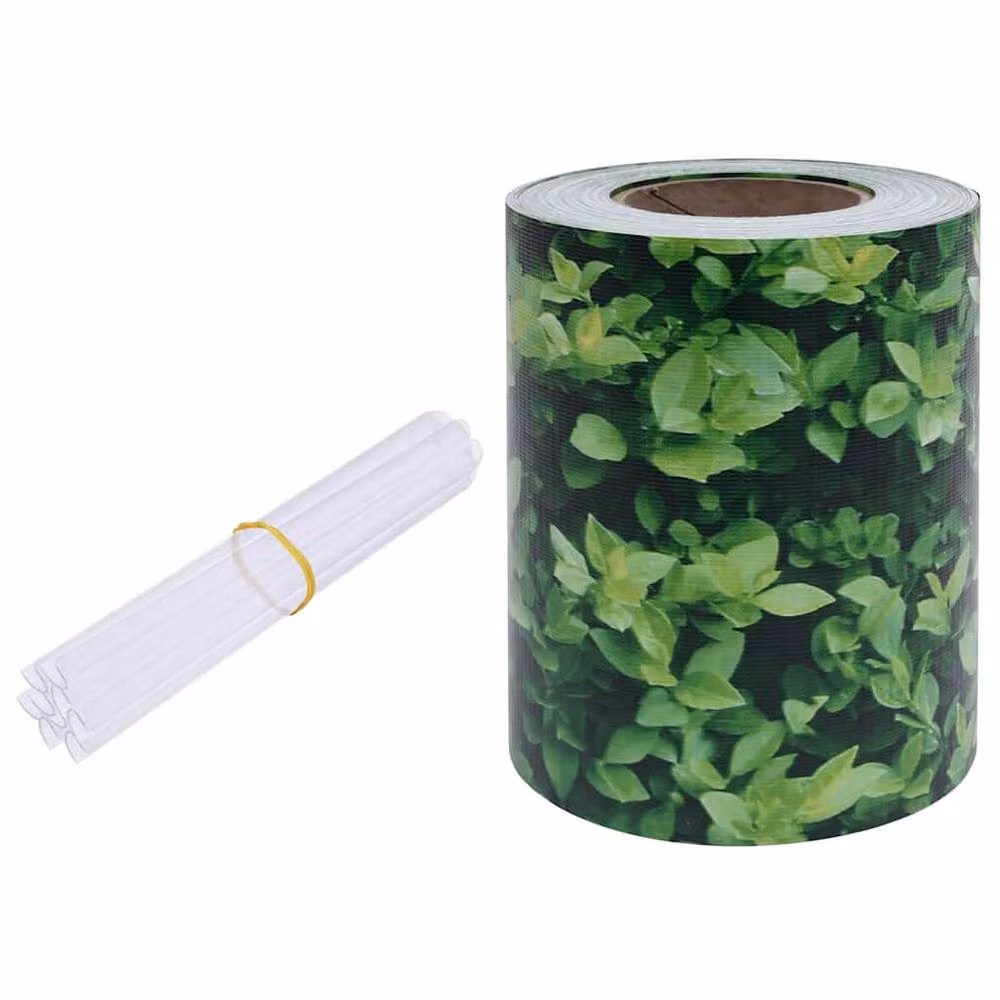 Berkfield Home Garden Privacy Screen in Green PVC and Polyester, 35 x 0.19 m – 3