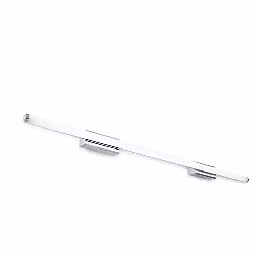 Netlighting Toilet Slim LED Bathroom Wall Light in Chrome and Grey, 3540lm, 3000K, IP44