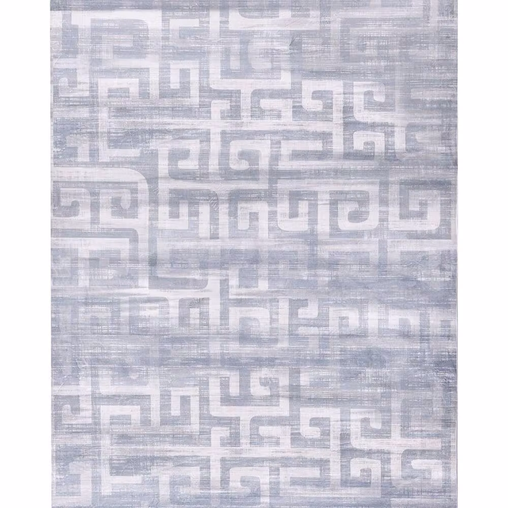 Wyld and Coco Grey Modern Geometric Woven Area Rug, W: 140 cm, L: 200 cm – 2