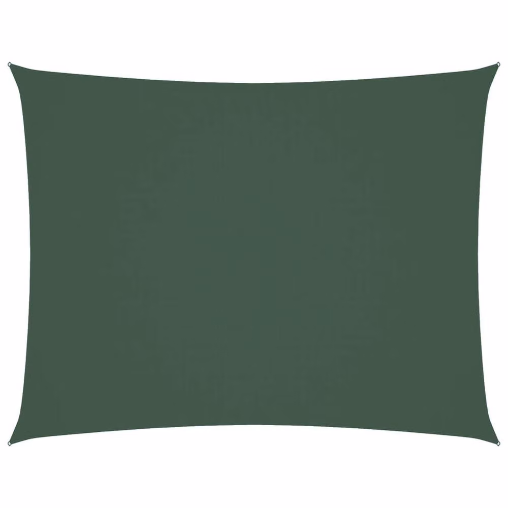 Berkfield Home Rectangular Oxford Fabric Sunshade Sail in Dark Green – 1