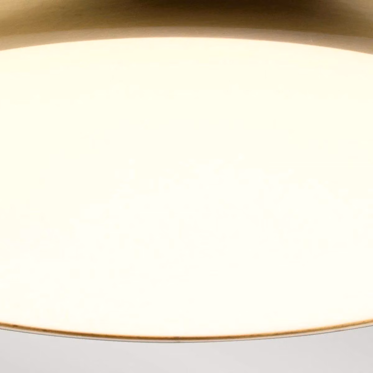 Netlighting Welland 1 Light Mini LED Flush Ceiling Light in Aged Brass – 3