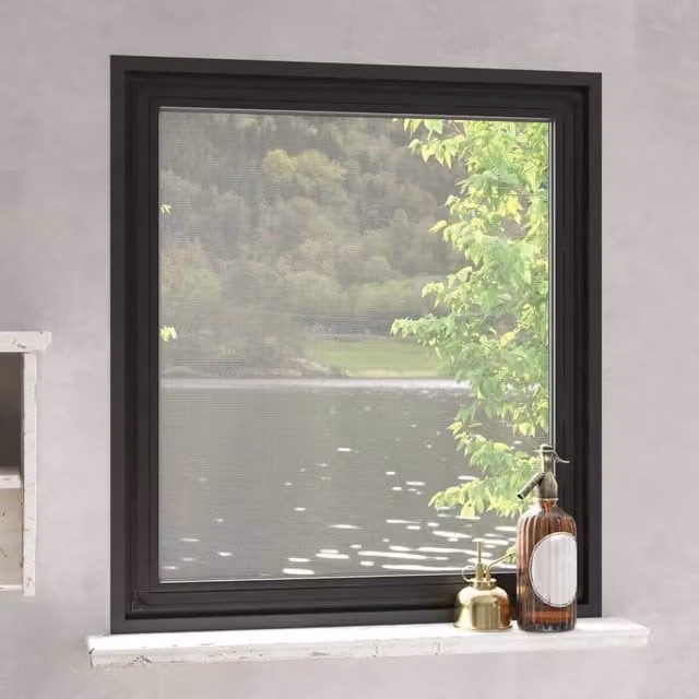 Berkfield Home Magnetic Insect Screen for Windows, Anthracite and Black, W: 130 cm, H: 150 cm – 1